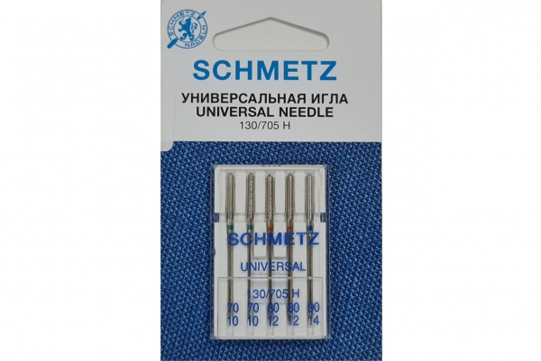 Иглы Schmetz универсальные (70x2, 80x2, 90x1), 5 шт в Костерево