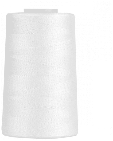 Нитки Sewing Thread 40/2 5000 ярд. цвет - белый 100% п/э в Костерево