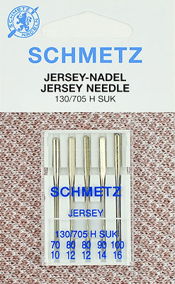 Иглы Schmetz джерси 130/705 H SUK (70x1, 80x2, 90x1, 100x1) 5 шт в Костерево